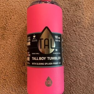 TAL Pink Tall Boy Tumbler